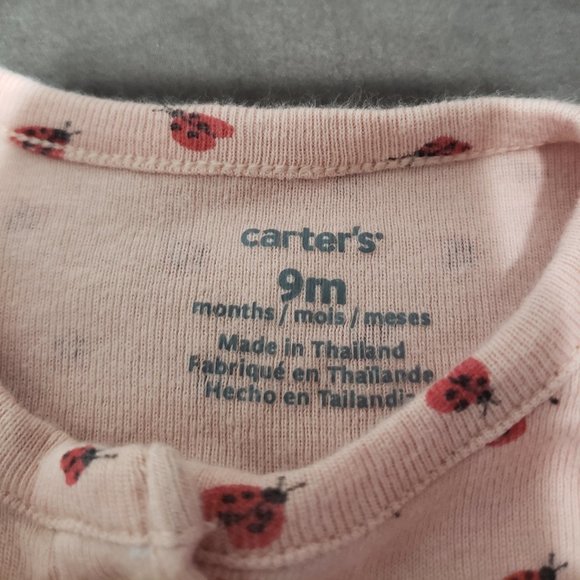 Baby Bundle Animals Ladybug Fox Floral 6-12/9m girls Old Navy/Carters 3 Piece - Picture 10 of 15